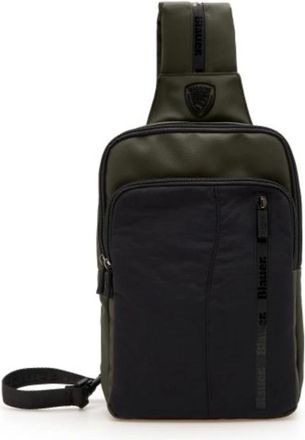 Blauer Waxed Sling Back - - Bags - Uomo - Nero - ONE SIZE