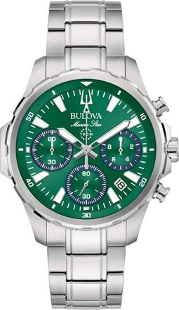 Bulova Marine Star Chrono - Dames - Horloges - Groen - ONE Size - Accessoires