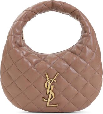 Saint Laurent Tassen, Dames, Roze, ONE Size, Leer, Icarino Handtas
