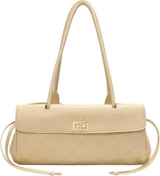 Tiffany & Fred Quilted Sheepskin Leather Shoulder Bag
