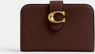 Coach Womens Tabby Wallet in Brown | Leather