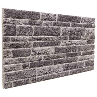 vidaXL Paneles De Pared 10 Pcs Gris Antracita 100 X 50 Cm Espuma Eps Vidaxl