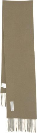 Our Legacy Dubbele Wol Olijf Estate Sjaal - Heren - Wintersjaals - Groen - ONE Size - Wol - Accessoires