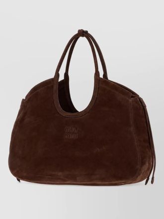 Miu Miu ivy suede tote bag