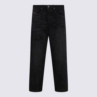 Diesel Black Cotton Jeans