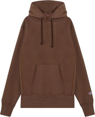 Champion Hoodie - Heren - Hoodies - Bruin - S - Hoodies & sweatvesten