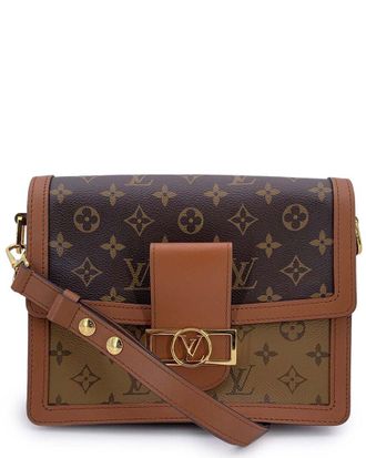 Louis Vuitton Brown Cotton Dauphine (Authentic Pre-Loved)
