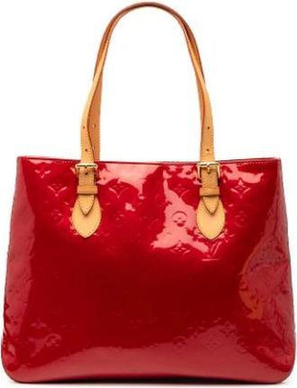 Louis Vuitton Pre-owned Brentwood Tote Bag - Dames - Vintage Shopper - Rood - ONE Size - Leer - Vintage