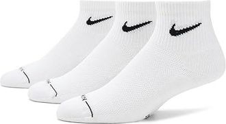 Nike Elevated Ankle (3 Pairs) Athletic Shoes 10 : SM (US 4-6 Big Kid Shoe Size - Womens Shoe 4-6), Cotton