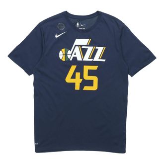 Nike NBA Mitchell Utah Jazz Team limited Jersey Navy Blue 870813-425