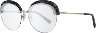 Swarovski Ronde Zonnebril - Dames - Zonnebrillen - Zwart - ONE Size - Accessoires