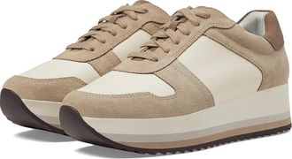 Johnston & Murphy Gracie Color-Block Lace-Up Womens Shoes Taupe : 8.5 M, Leather/Suede