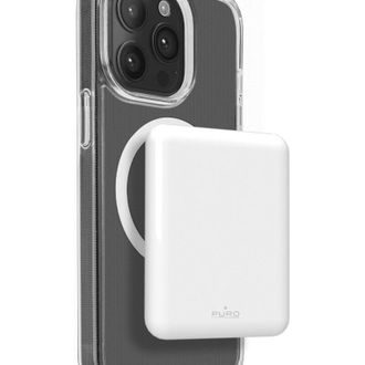 Puro Power Mag 5000 Mah Cargador Inal&aacute;mbrico Blanco