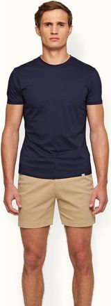 Orlebar Brown Bulldog Stretch-Cotton Mid-Length Stretch-Cotton Shorts in Sand Dune at Nordstrom, Size 40
