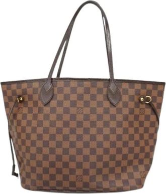 Louis Vuitton Pre-owned Tote Bags, female, Brown, Size: ONE SIZE Pre-owned Neverfull MM Tote Bag