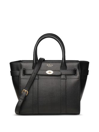 Mulberry mini Bayswater zipped tote bag - Black