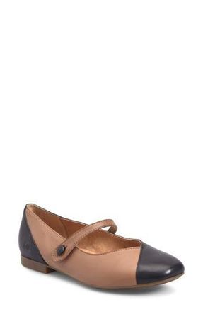 B&oslash;rn Pandora Mary Jane Flat in Brown Combo at Nordstrom Rack, Size 7.5
