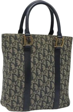 Dior Pre-owned Trotter Canvas Handtas - Dames - Vintage Shopper - Blauw - ONE Size - Vintage