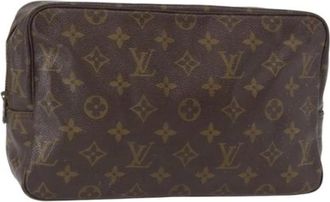 Louis Vuitton Pre-owned Clutches, female, Brown, Size: ONE SIZE Pre-owned Vintage Canvas Clutch