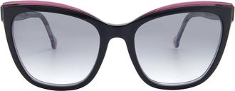 Carolina Herrera Azure Grey Cat Eye Ladies Sunglasses HER 0188/S 0WOI/GB 55