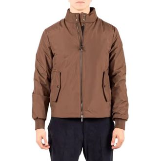 H&egrave;SKIMO Piumino - Heren - Bomber jackets - Bruin - 2XL - Leer - Jassen