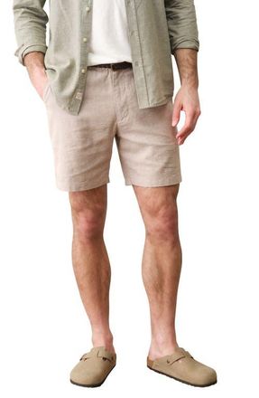 Marine Layer Saturday Hemp Chino Shorts in Taupe at Nordstrom, Size Xx-Large