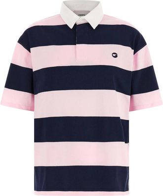Coperni Gestreept Poloshirt - Dames - Polos - Veelkleurig - XL - Katoen - Tops