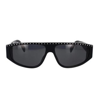 Celine Sunglasses, unisex, Black, Size: 62 MM Geometric Sunglasses with Rhinestones