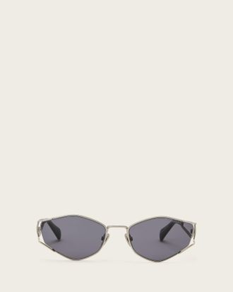 AllSaints Acetate Jaye Round Sunglasses, Size: One Size
