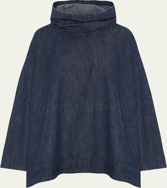 Eskandar Wide A-Line Monks Top (Long Length)