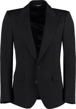 Dolce & Gabbana Jassen - Heren - Blazers - Zwart - M - Jassen