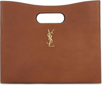 Saint Laurent Junon Leather Tote Bag