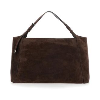 Brunello Cucinelli Sartorial Shopper Tas - Dames - Tassen - Bruin - Maat: ONE Size Leer