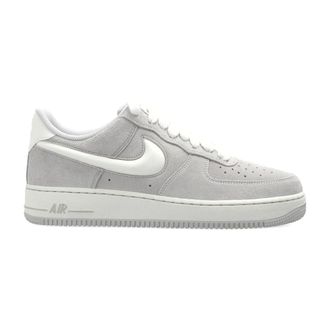 Nike Fitness, Heren, Grijs, 45 1/2 EU, Leer, Air Force 1 07 LV8 Sneakers