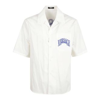 Versace Hombre, Camisas, Blanco, Talla: L
