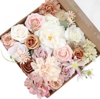 OEM Flores Artificiales Con Tallo, Ideales Para Proyectos Creativos, Ramos De Novia Hechos A Mano, Decoraci&oacute;n De Mesas, Decoraci&oacute;n Oto&ntilde;al Y Combinaciones 