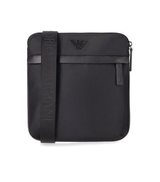 Emporio Armani Black Nylon Crossbody Bag