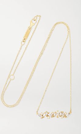 Suzanne Kalan Collana In Oro 18 Carati Con Diamanti