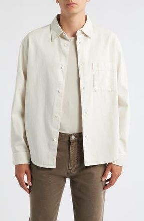 Frame Denim Modern Button-Up Shirt in Warm White at Nordstrom Rack, Size Xx-Large
