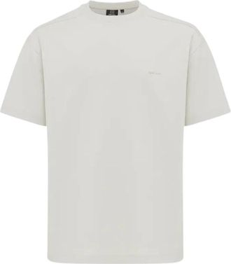 Genti Relaxed Fit Katoenen T-shirt - Heren - T-shirts - Wit - XL - Katoen - Tops