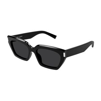 Saint Laurent Sunglasses, female, Black, Size: 55 MM Cat-eye Sunglasses