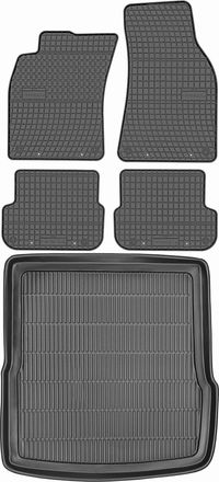 OEM Juego De Alfombrillas De Goma Para Coche Y Maletero Para Audi A6 C6 Kombi (2006-2011)