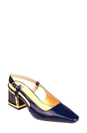 Ninety Union Blake Slingback Pump in Navy at Nordstrom Rack, Size 12