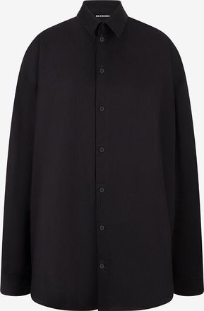 Balenciaga Hemdkleid aus Popeline Suspended