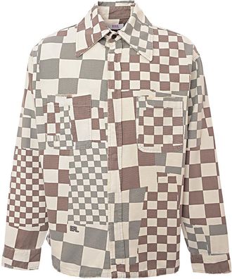 ERL Mens Woven Canvas Jacket in Multicoloured - Multicolour - Size Small