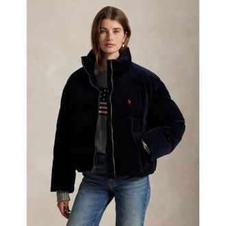 Polo Ralph Lauren gewatteerde jas donkerblauw