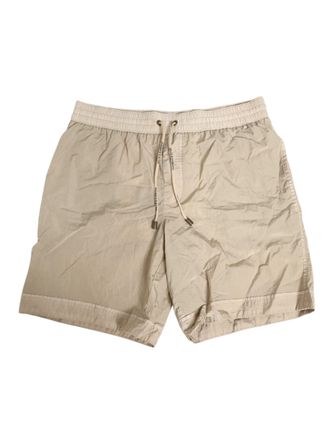 Dolce & Gabbana Beige Nylon Beachwear Men Boxer Short Mens Swimwear