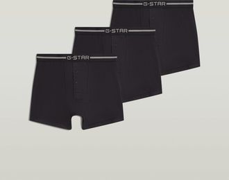 G-Star Button Boxershort Set van 3 - Zwart - Heren