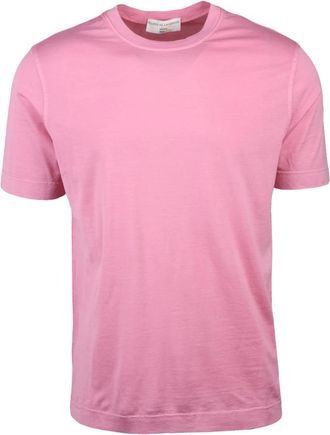 FILIPPO DE LAURENTIIS Camiseta Crepe Algod&oacute;n - Tops - Hombre - Rosa - L