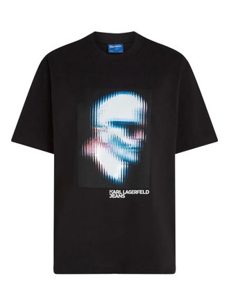 Karl Lagerfeld Digitized Karl T-shirt - Black